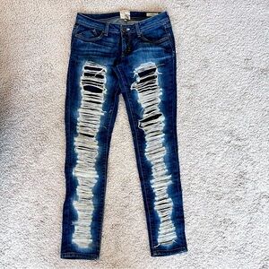 Dylan George super distress skinny jeans.  Size 27.